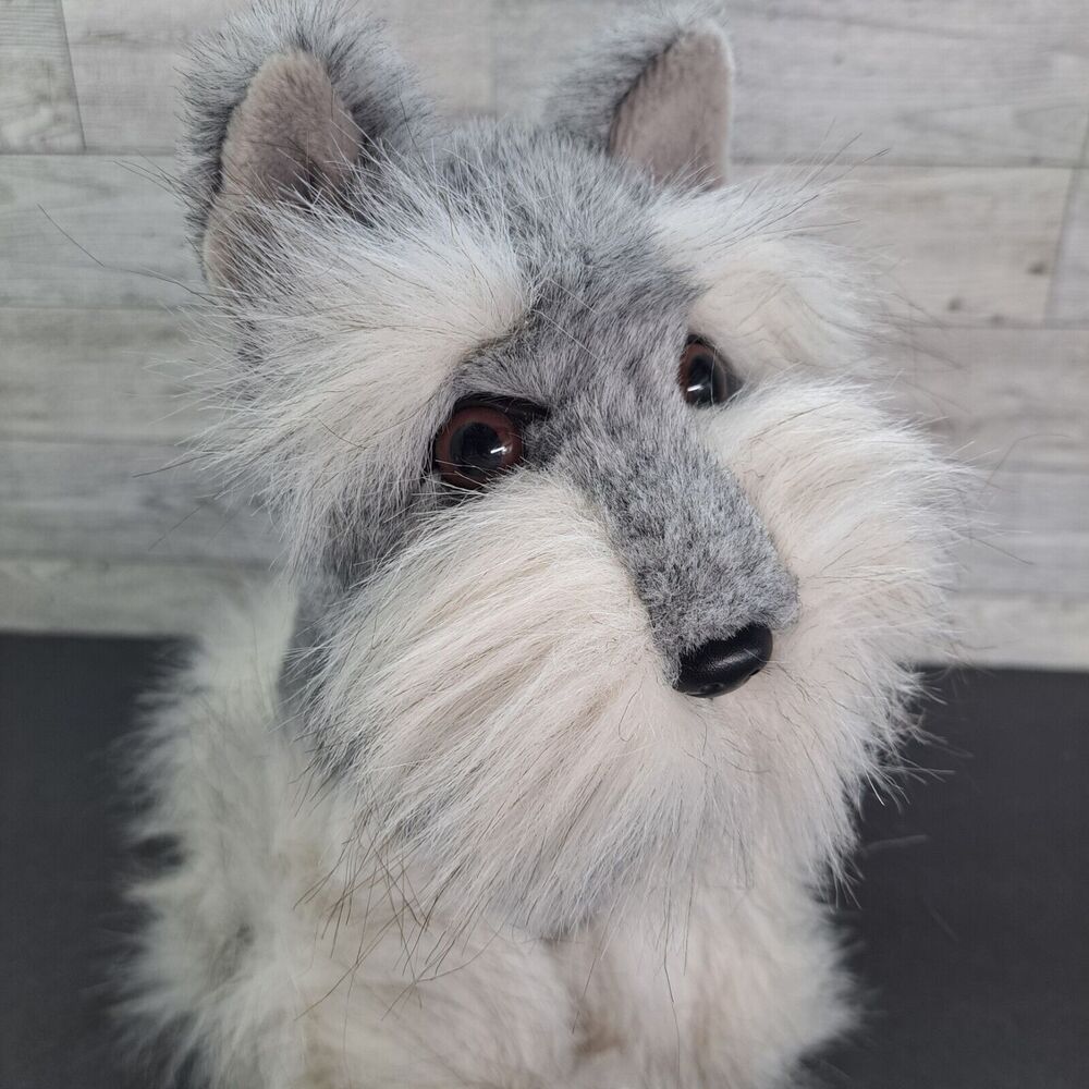 24K Polar Puff Schnauzer "Sparkie" Dog Plush Stuffed Animal Toy 1994 Life-Like